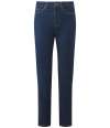 PR577 Premier Workready Ladies Straight Leg Jeans Navy Pindot colour image